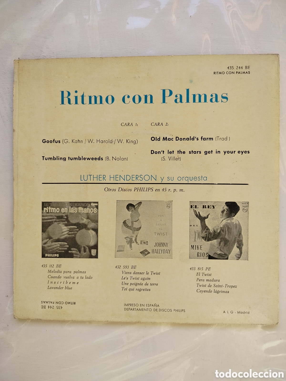 Discos de vinilo: Luther Henderson EP. - Foto 2
