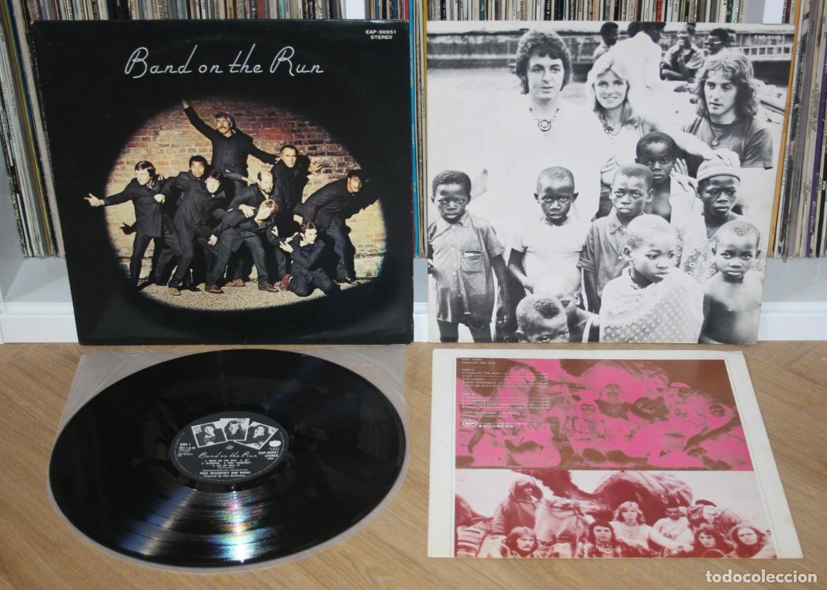Discos de vinilo: PAUL McCARTNEY & WINGS - Band On The Run 1973 Original Japan LP - EAP 80951 - Beatles vinilo Japon
