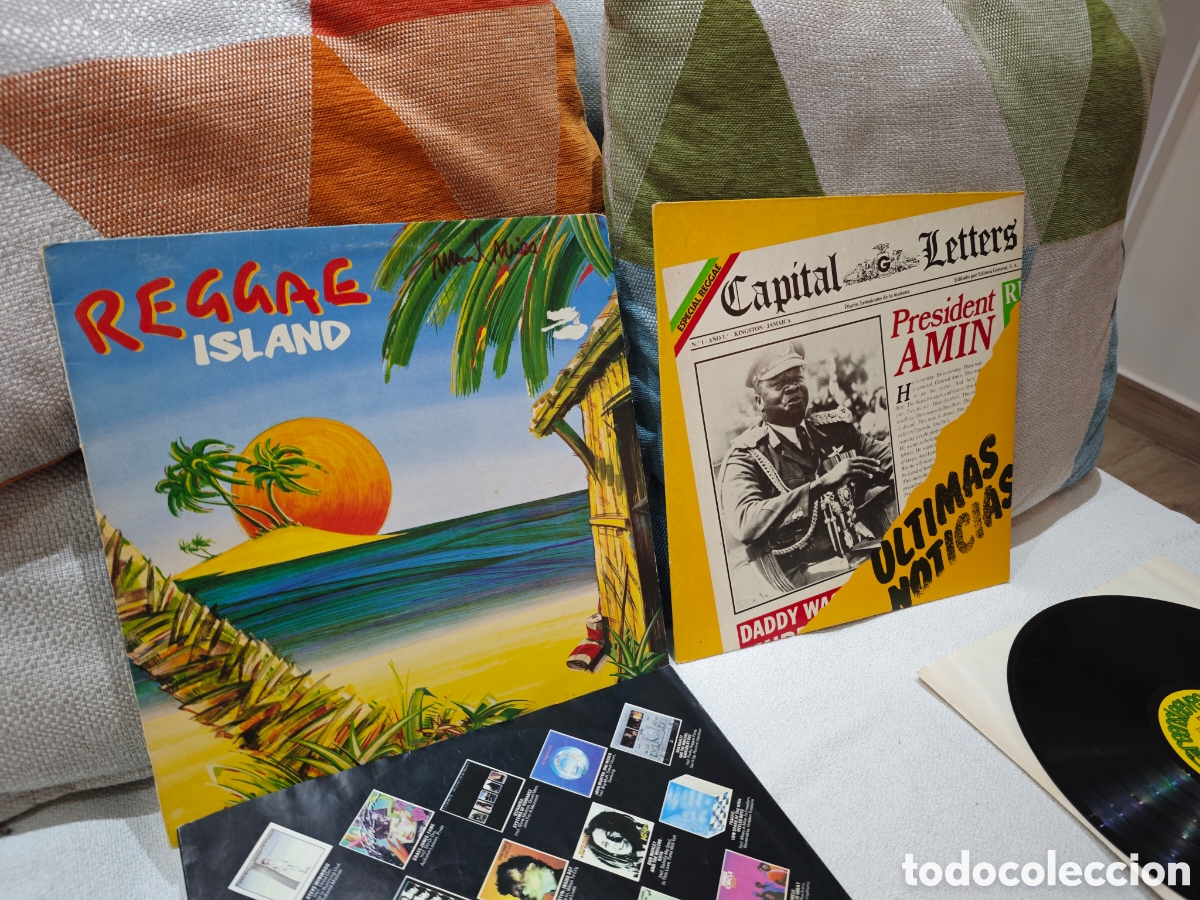 Discos de vinilo: Lote 2 Vinilos Reggae Island y Capital Letters . 2 vinilos Reggae Dub.
