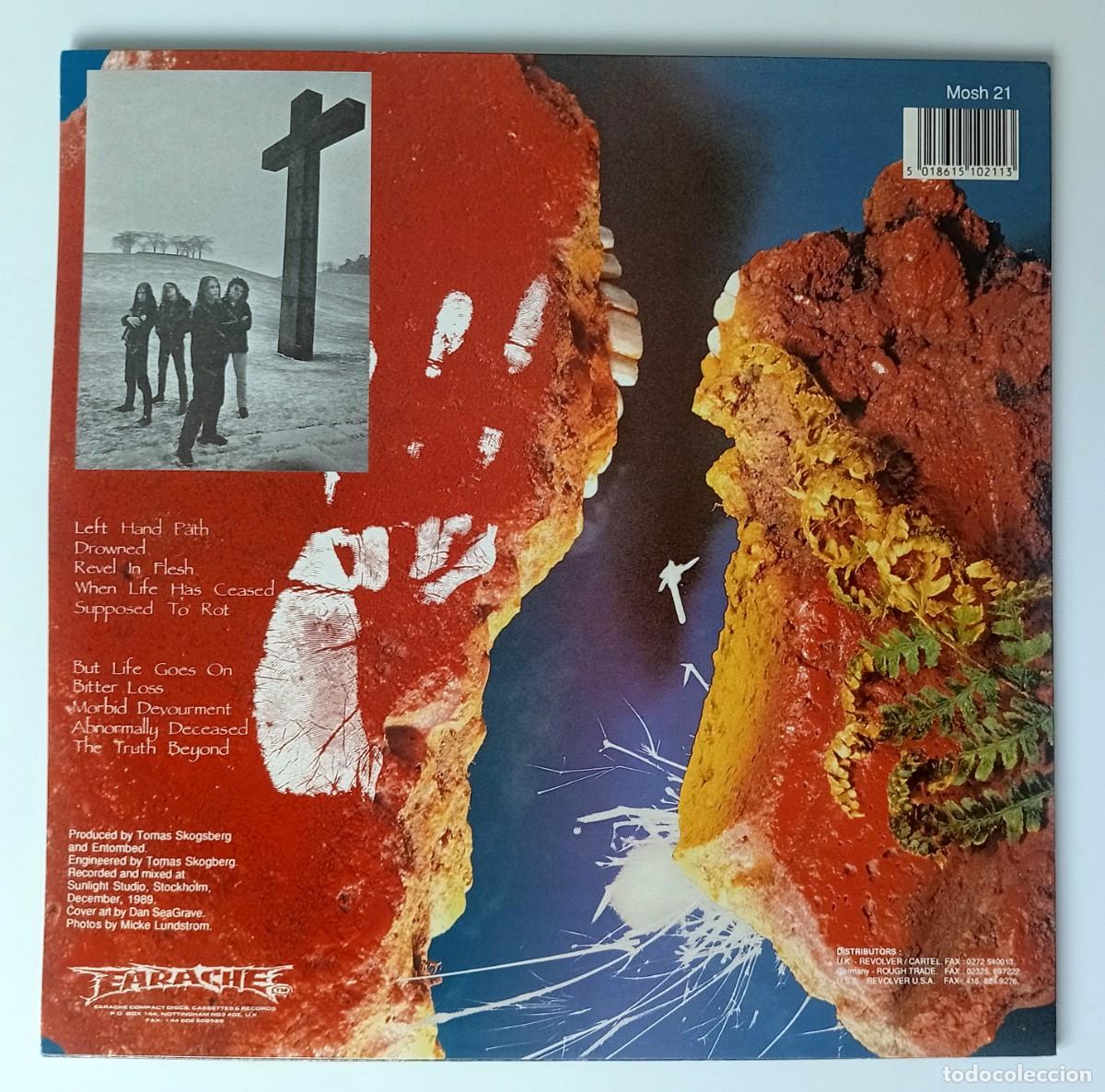 Discos de vinilo: LP ENTOMBED - LEFT HAND PATH - Foto 2