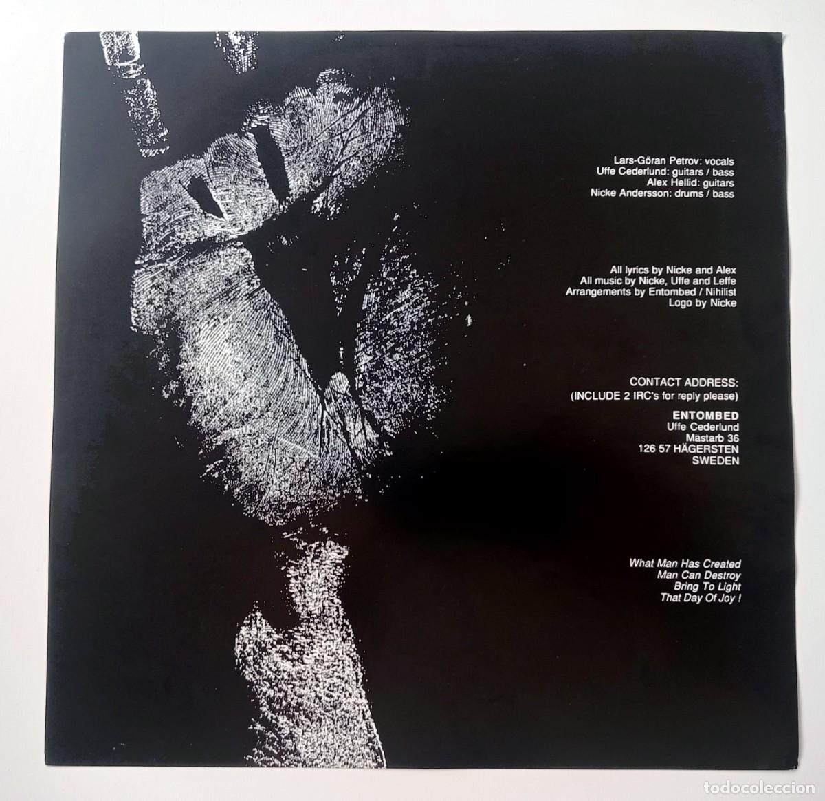 Discos de vinilo: LP ENTOMBED - LEFT HAND PATH - Foto 4