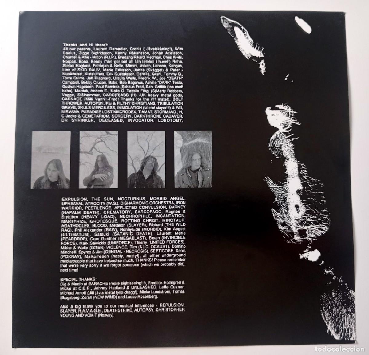 Discos de vinilo: LP ENTOMBED - LEFT HAND PATH - Foto 5