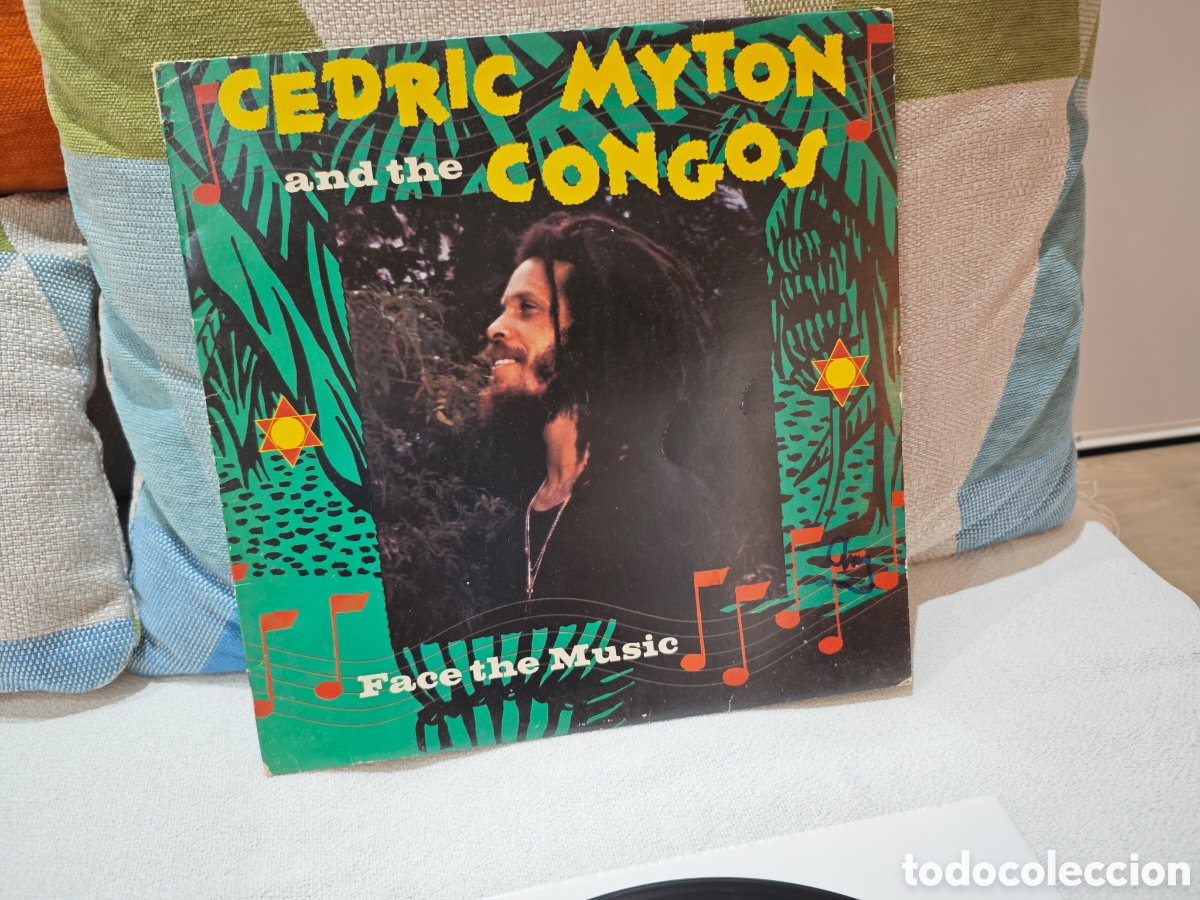 Dischi in vinile: Vinilo del &aacute;lbum Face The Music de Cedric Myton & The Congos. original ultra Rara Escandinavia 1981