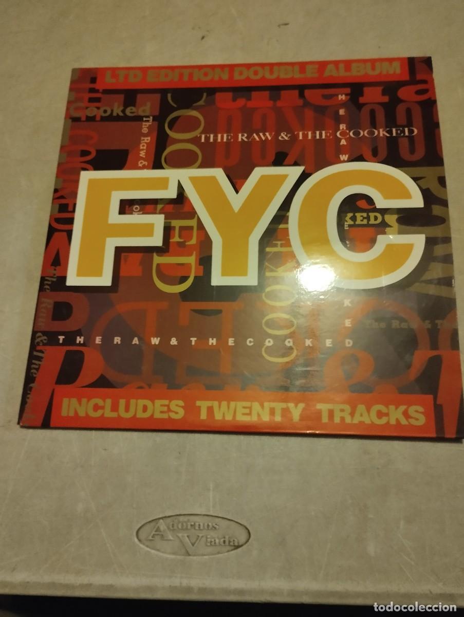 Discos de vinilo: FYC DOBLE LP THE RAW AND THE COOCKED ESP.1990 PORTADA ABIERTA