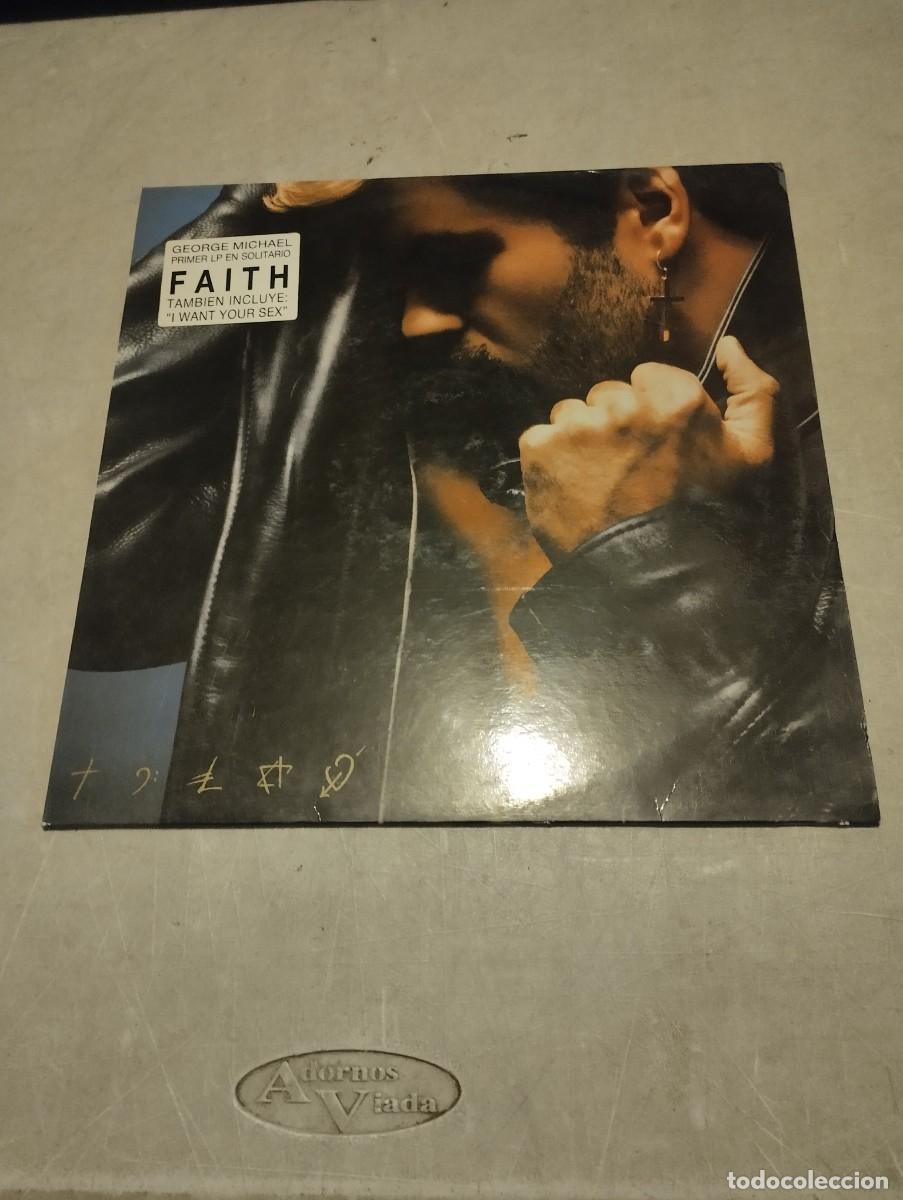 Discos de vinilo: GEORGE MICHAEL LP FAITH ESP.1987 EN CARTE INSERT LETRAS
