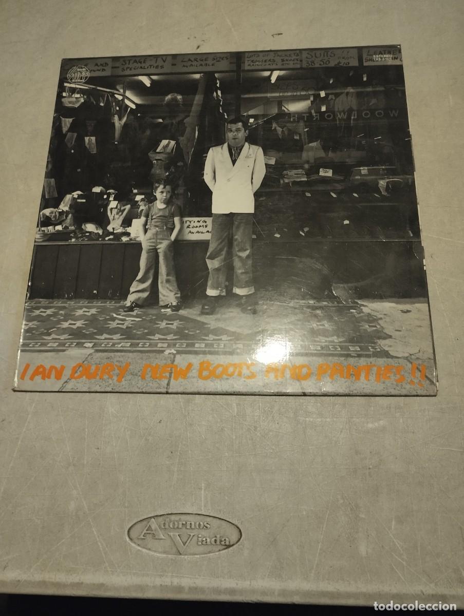 Discos de vinilo: IAN DURY LP NEW BOOTS AND PANTIES ESP.1987 ENCARTE LETRAS