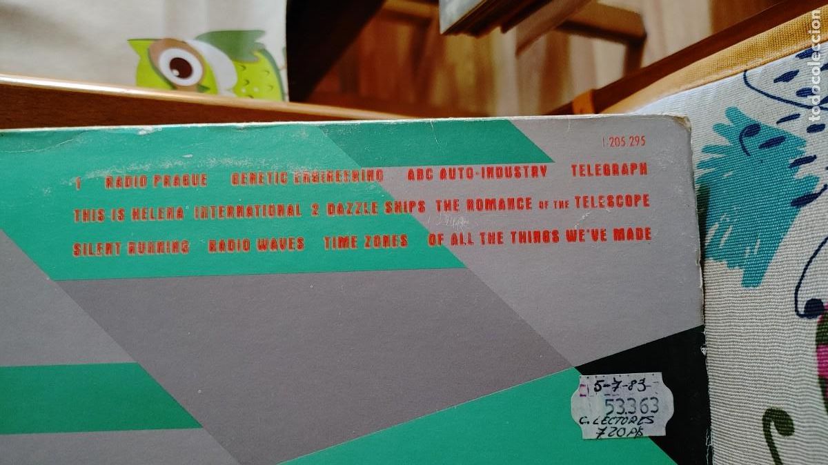 Discos de vinilo: OMD-LP DAZZLE SHIPS-GATEFOLD TROQUELADO - Foto 4
