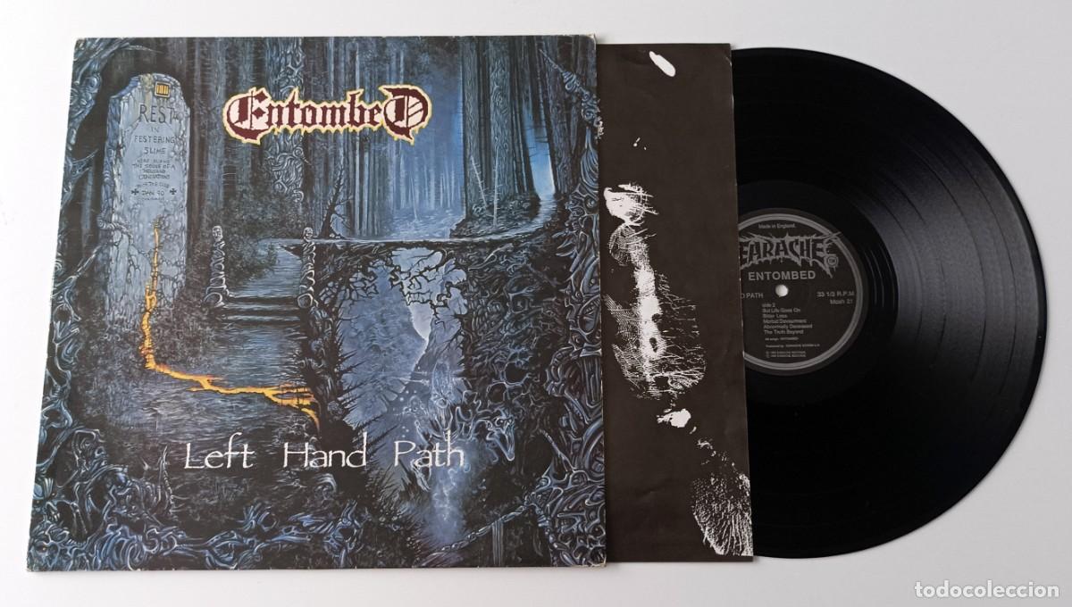 Discos de vinilo: LP ENTOMBED - LEFT HAND PATH - Foto 3