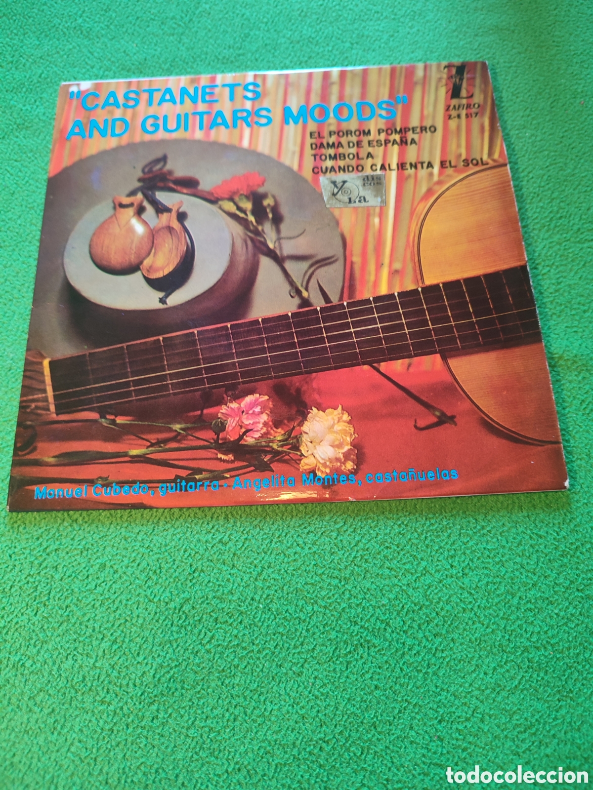 Discos de vinilo: Manuel Cubero Guitarra y Angelita Montes casta&ntilde;uelas