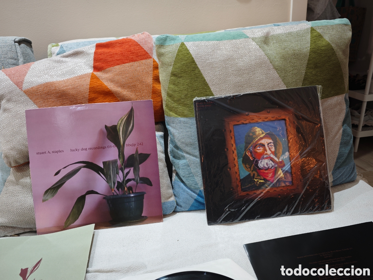 Discos de vinilo: Lote de dos vinilos del artista Stuart A. Staples en solitario. Conocido por su banda tindersticks