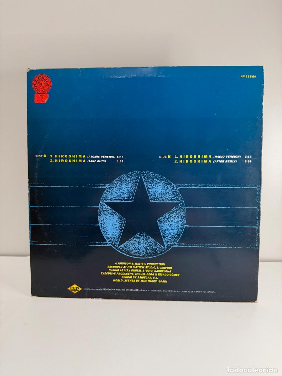 Discos de vinilo: B-29 (MAXI) HIROSHIMA (4 TRACKS) - A&Ntilde;O 1992 - Foto 2