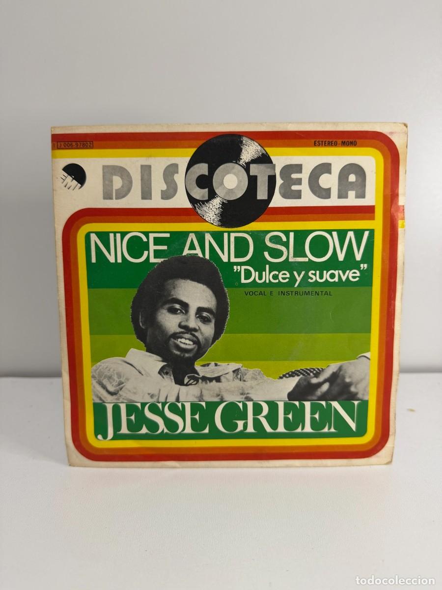 Discos de vinilo: JESSE GREEN (SN) NICE AND SLOW - A&Ntilde;O 1976 - PROMOCIONAL