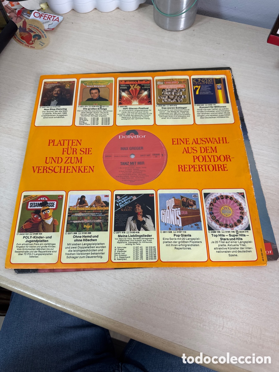 Discos de vinilo: DISCO VINILO TANZ MIT MIR MAX GREGER 1974 - Foto 4