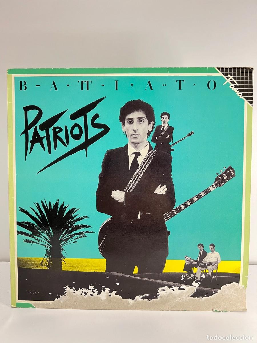 Discos de vinilo: FRANCO BATTIATO (LP) PATRIOTS - A&Ntilde;O 1986