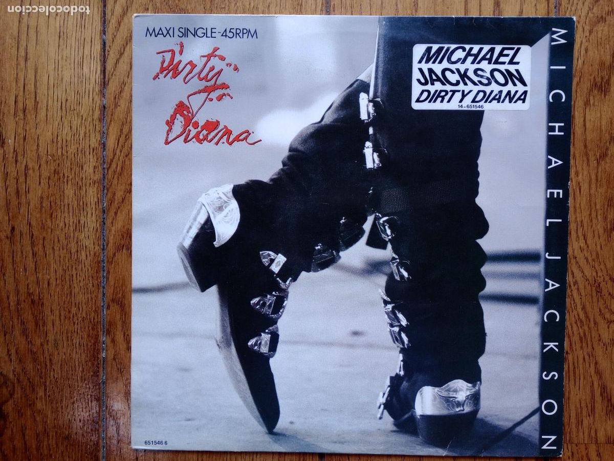 Discos de vinilo: Michael Jackson - dirty Diana + dirty Diana (instrumental)