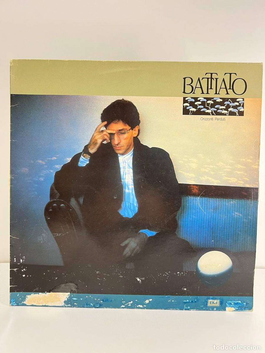 Discos de vinilo: FRANCO BATTIATO (LP) ORIZZONTI PERDUTI - A&Ntilde;O 1984 - HOJA PROMOCIONAL