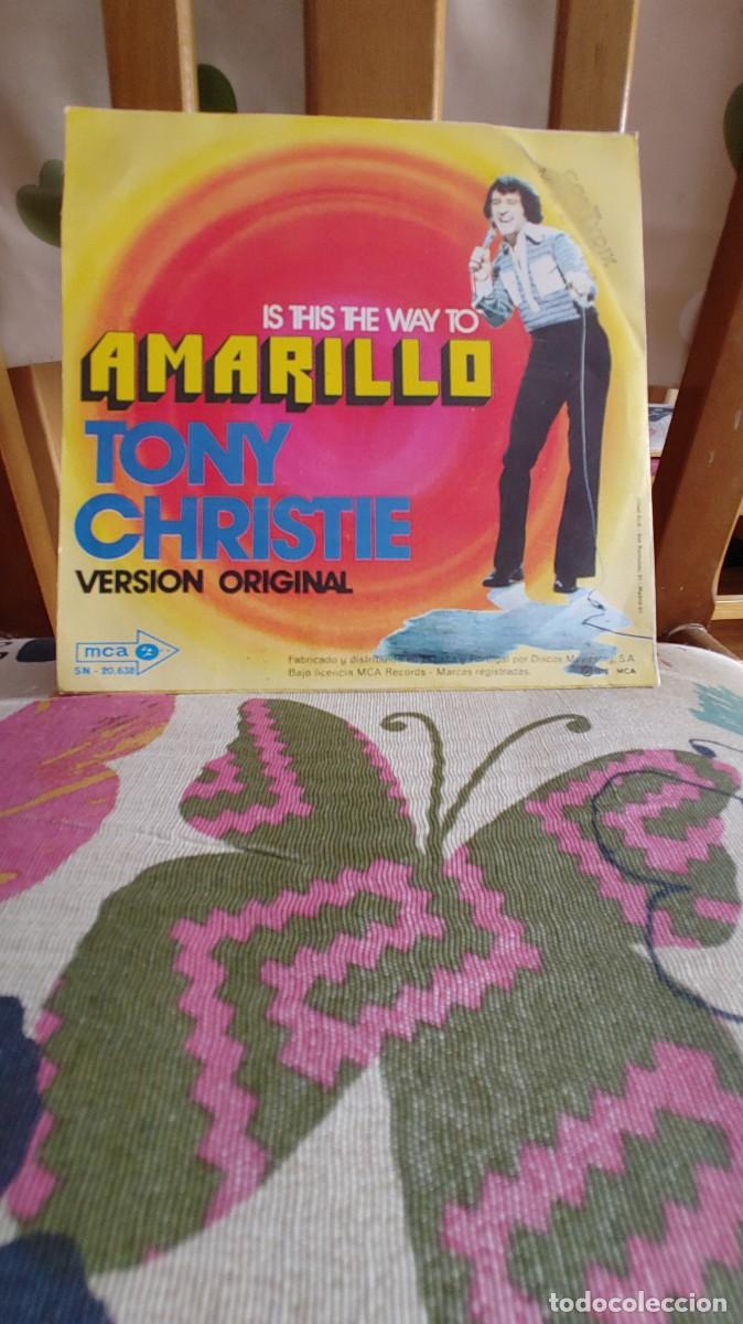 Discos de vinilo: TONY CHRISTIE-SINGLE AMARILLO - Foto 2