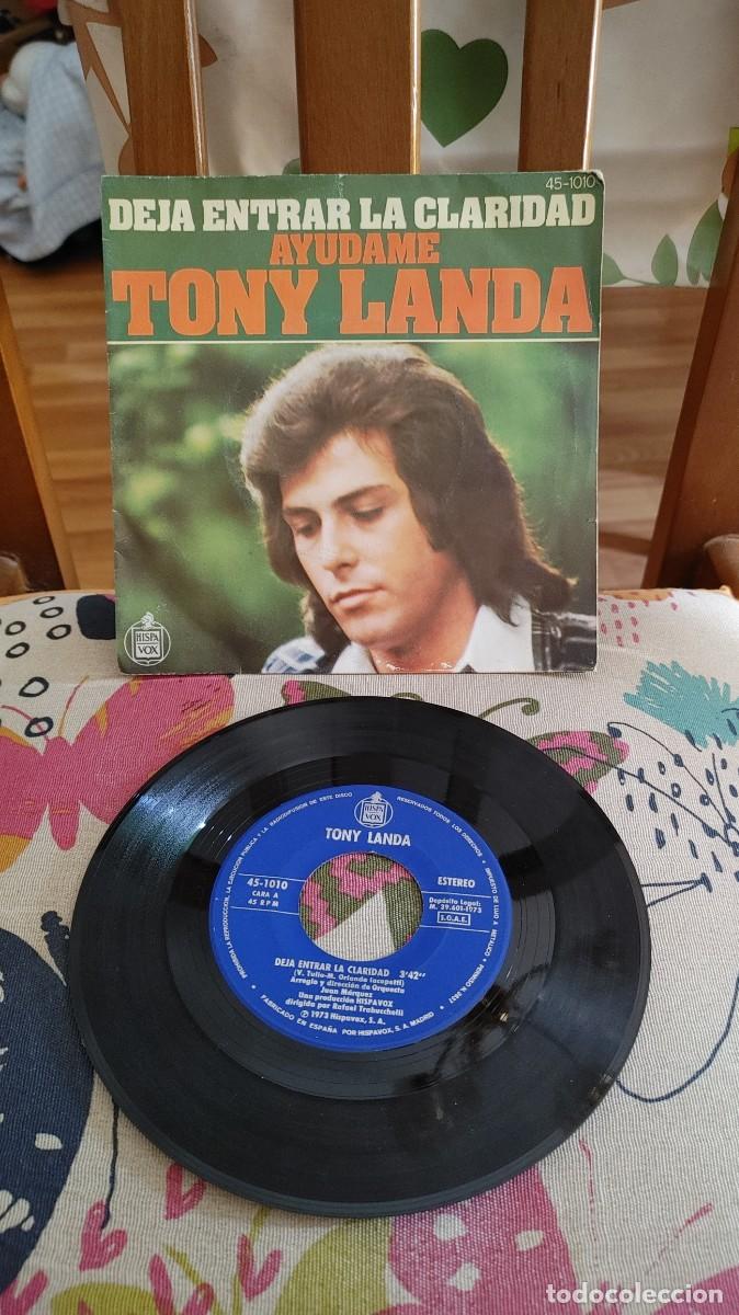 Discos de vinilo: TONY LANDA-SINGLE DEJA ENTRAR LA CLARIDAD