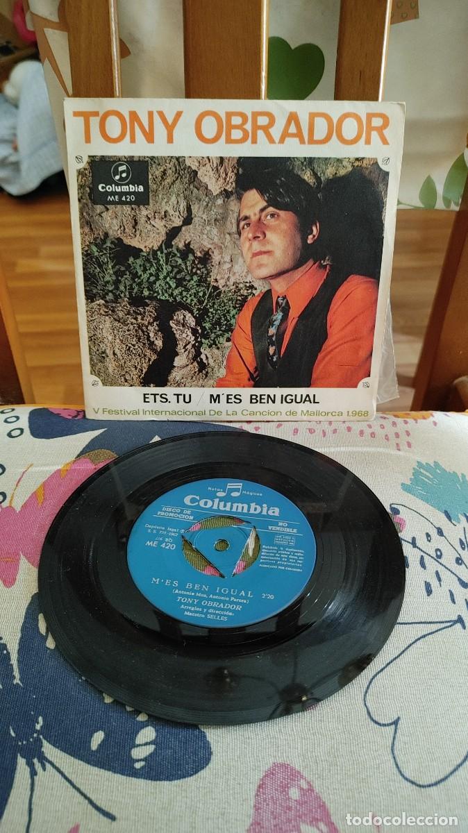 Discos de vinilo: TONY OBRADOR-SINGLE ETS TU