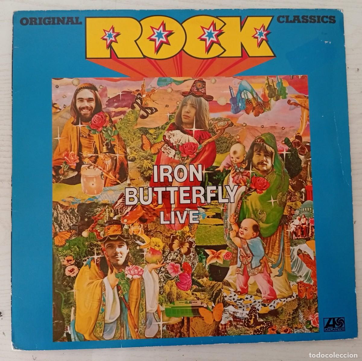 Discos de vinilo: IRON BUTTERFLY : Live. (LP. Atlantic Rds., Original Rock Classics, Germany, 1975)
