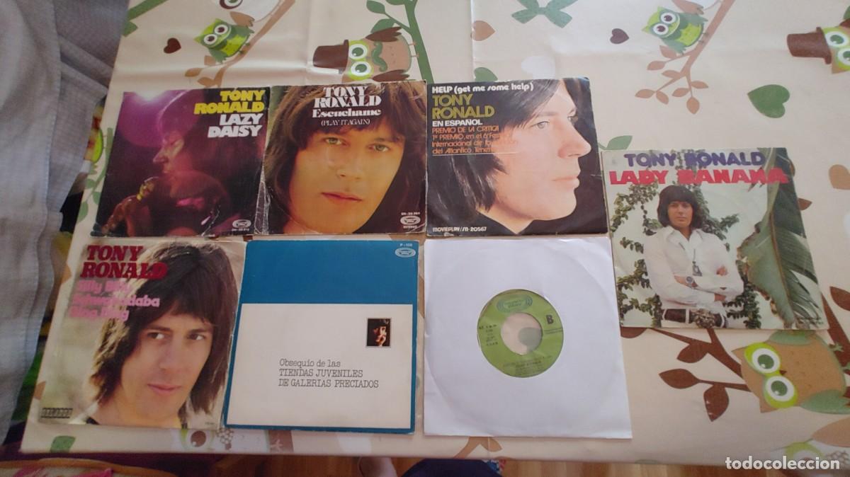 Discos de vinilo: TONY RONALD-LOTE DE 7 SINGLES