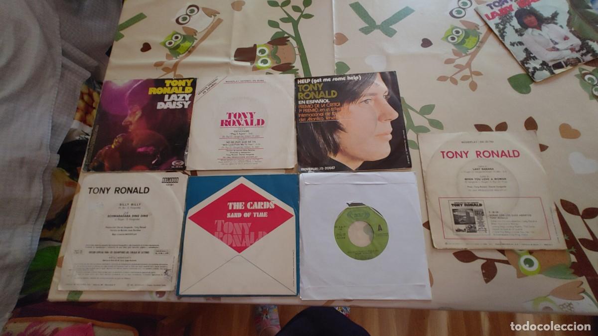 Discos de vinilo: TONY RONALD-LOTE DE 7 SINGLES - Foto 2