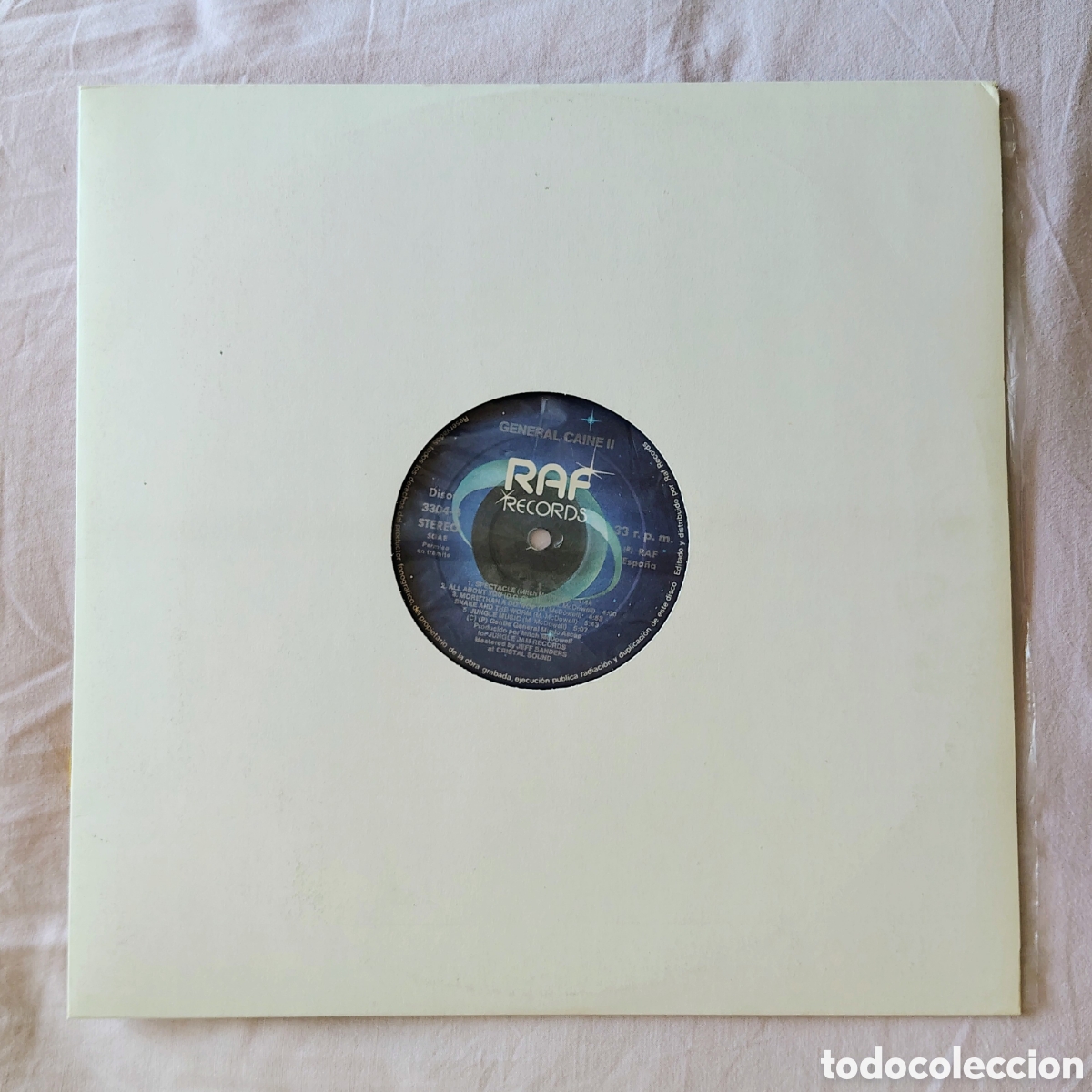 Discos de vinilo: General Caine II - Get Down Attack - RAF Records 1981 - Foto 6