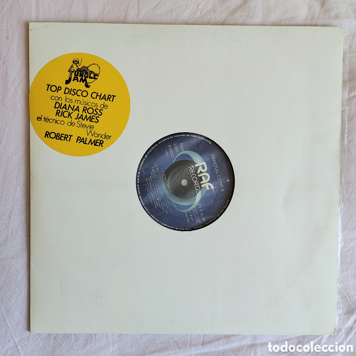 Discos de vinilo: General Caine II - Get Down Attack - RAF Records 1981