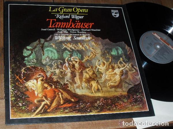 Discos de vinilo: - LP Richard Wagner, Wolfgang Sawallisch, Tannh&auml;user (I)