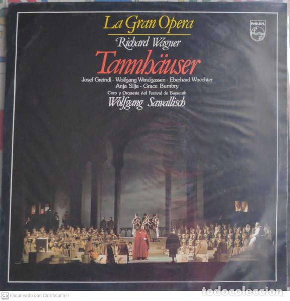 Discos de vinilo: - LP Richard Wagner, Richard Wagner - Wolfgang Sawallisch - Tannh&auml;user (II)