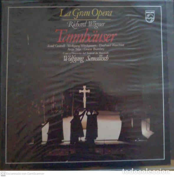 Discos de vinilo: - LP Richard Wagner, Wolfgang Sawallisch, Tannh&auml;user (III)