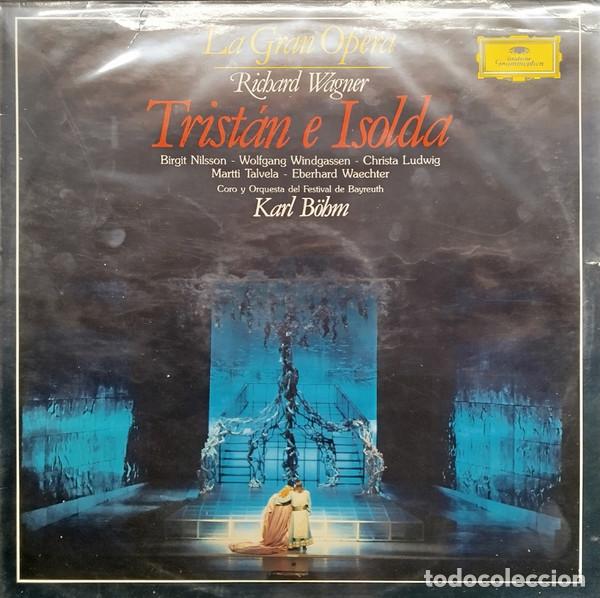 Discos de vinilo: - LP Richard Wagner, Karl B&ouml;hm, Richard Wagner, Birgit Nilsson, Wolfgang Windgassen, Ch