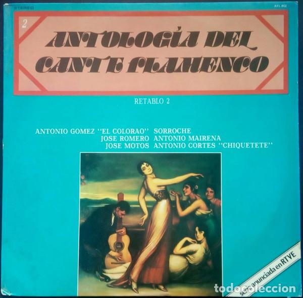 Discos de vinilo: - LP Various, Antolog&iacute;a Del Cante Flamenco: Retablo 2