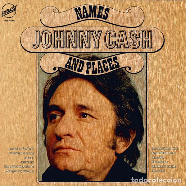 Discos de vinilo: - LP Johnny Cash, Names And Places