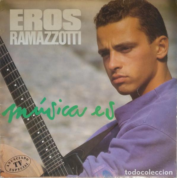 Discos de vinil: Eros Ramazzotti, M&uacute;sica Es - LP