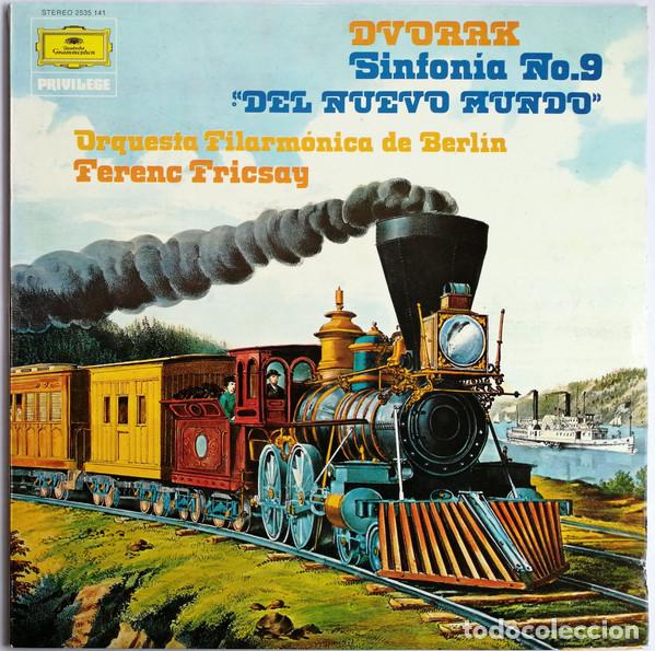 Discos de vinilo: - LP Anton&iacute;n Dvoř&aacute;k, Berliner Philharmoniker, Ferenc Fricsay, Sinfon&iacute;a No.9 &rdquo;Del Nuevo Mundo&rdquo;