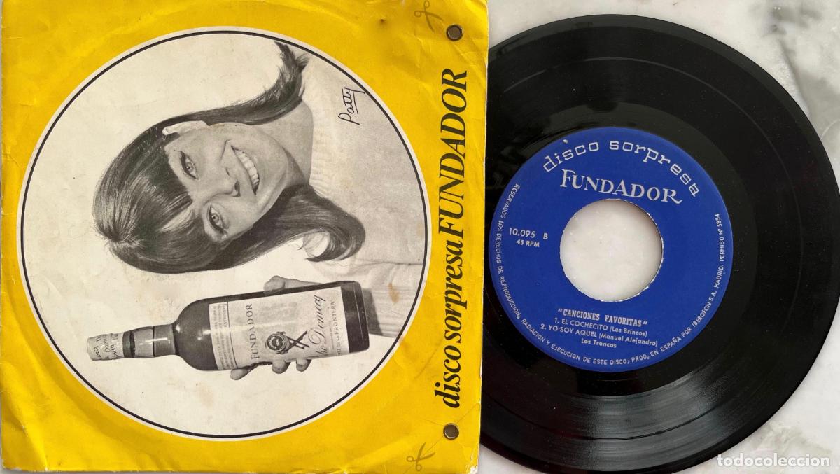 Discos de vinilo: LOS TRONCOS. CANCIONES FAVORITAS. PELIRROJO + 3 TEMAS. EP OBSEQUIO FUNDADOR 1966
