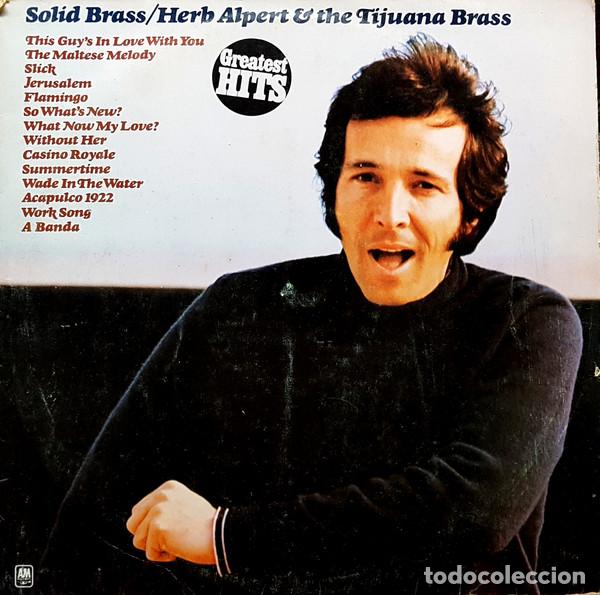 Discos de vinil: Herb Alpert & The Tijuana Brass, Solid Brass (Greatest Hits) - LP