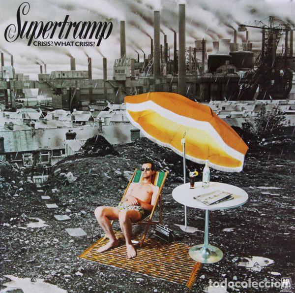 Disques de vinyle: - LP Supertramp, Crisis? What Crisis?