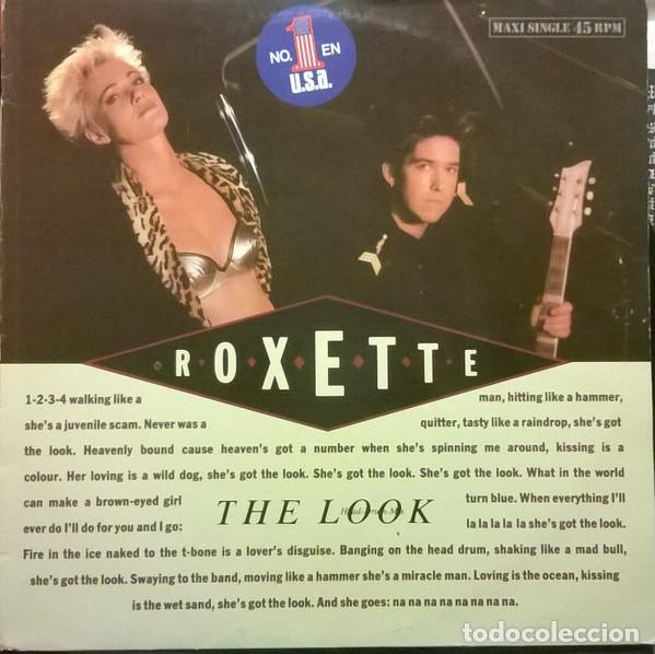 Discos de vinilo: - 12 inch Roxette, The Look (Head-Drum-Mix)