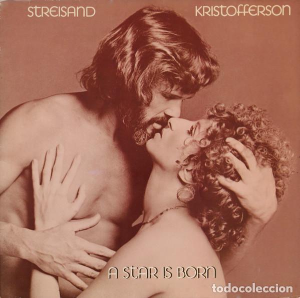 Discos de vinilo: - LP Barbra Streisand, Kris Kristofferson, A Star Is Born
