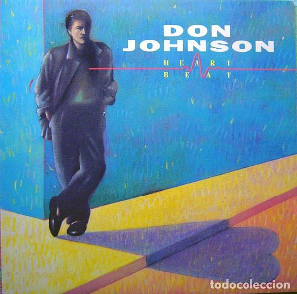 Discos de vinilo: - LP Don Johnson, Heartbeat
