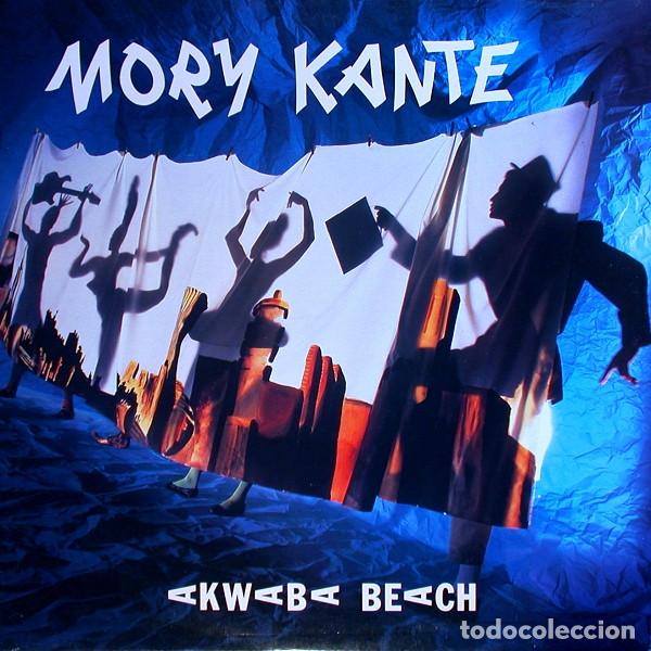 Discos de vinilo: - LP Mory Kant&eacute;, Akwaba Beach