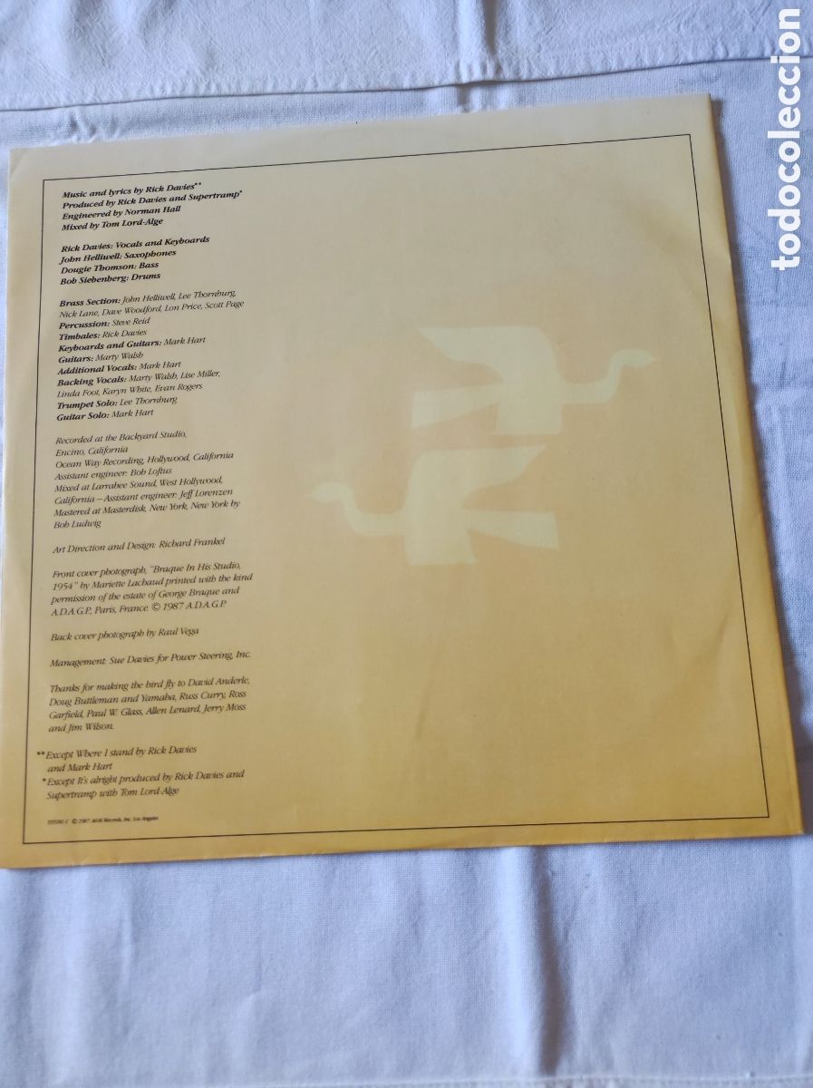 Discos de vinilo: SUPERTRAMP - FREE AS A BIRD - Foto 4