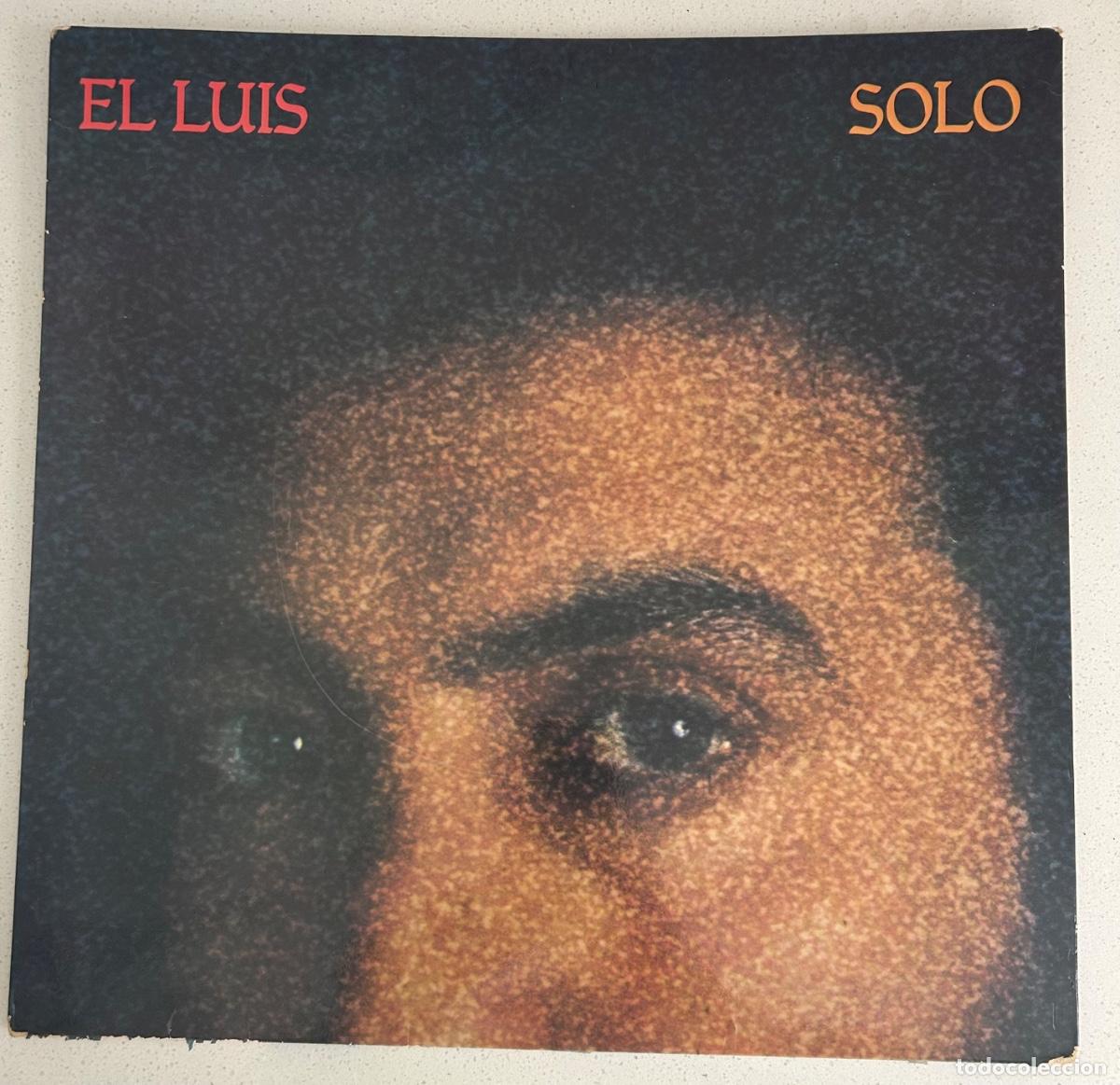 Discos de vinilo: El Luis - Solo - Lp portada abierta