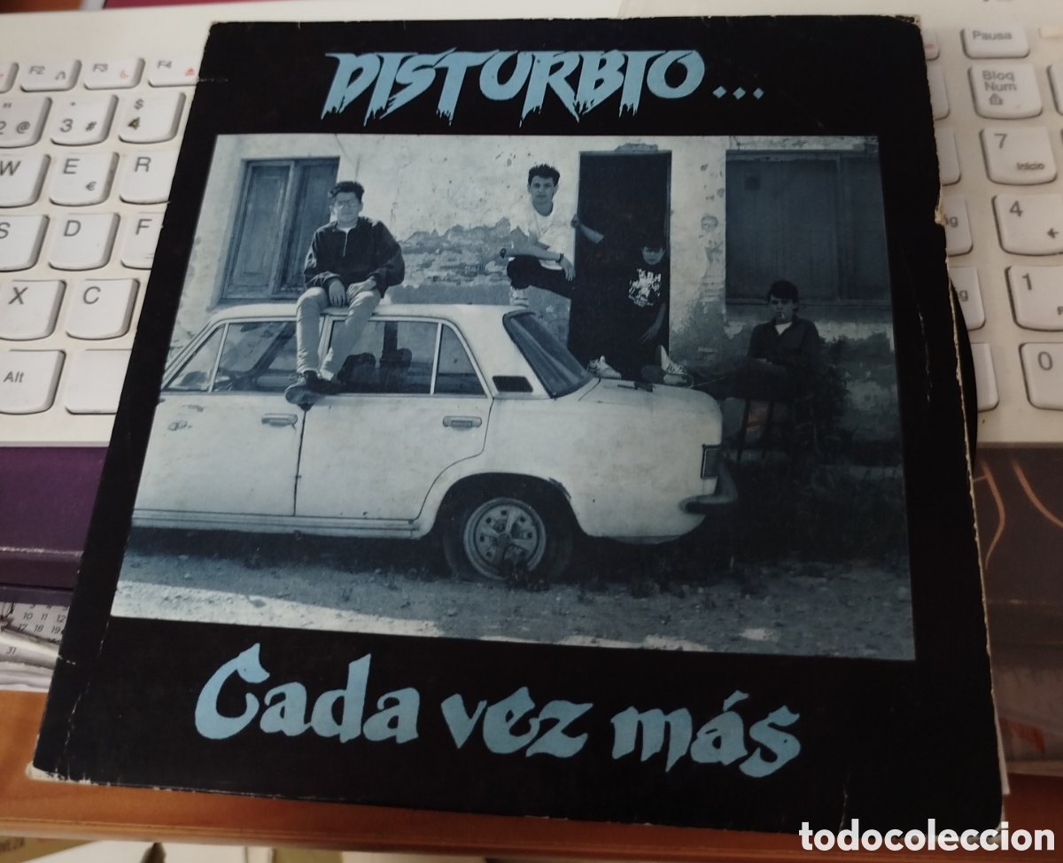 Discos de vinilo: Disturbio...- Cada vez mas. Promo con hoja