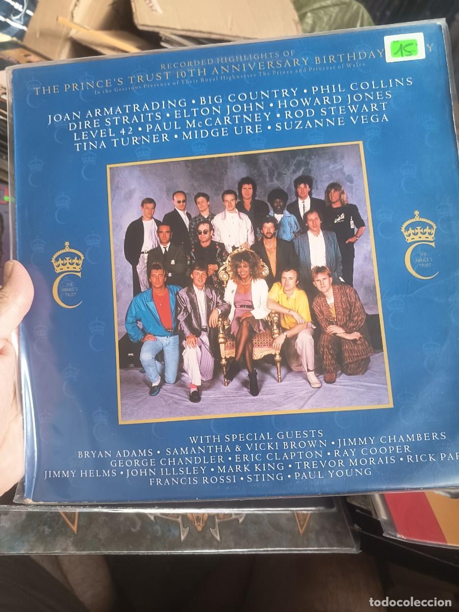 Discos de vinilo: LP THE PRINCES,T TRUST 10 TH ANNIVERSARY BIRTHDAY