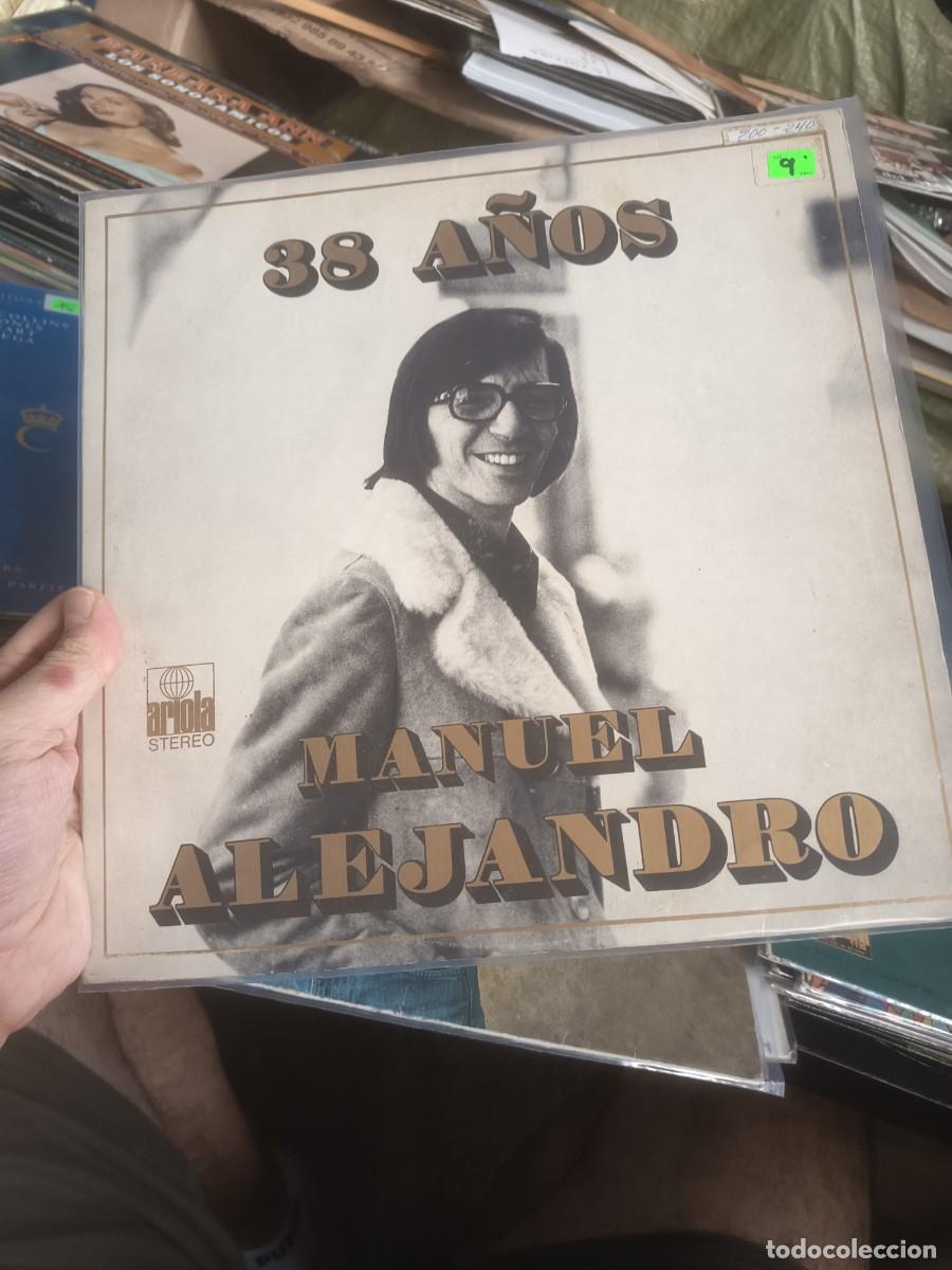 Discos de vinilo: LP MANUEL ALEJANDRO,( 38 A&Ntilde;OS)