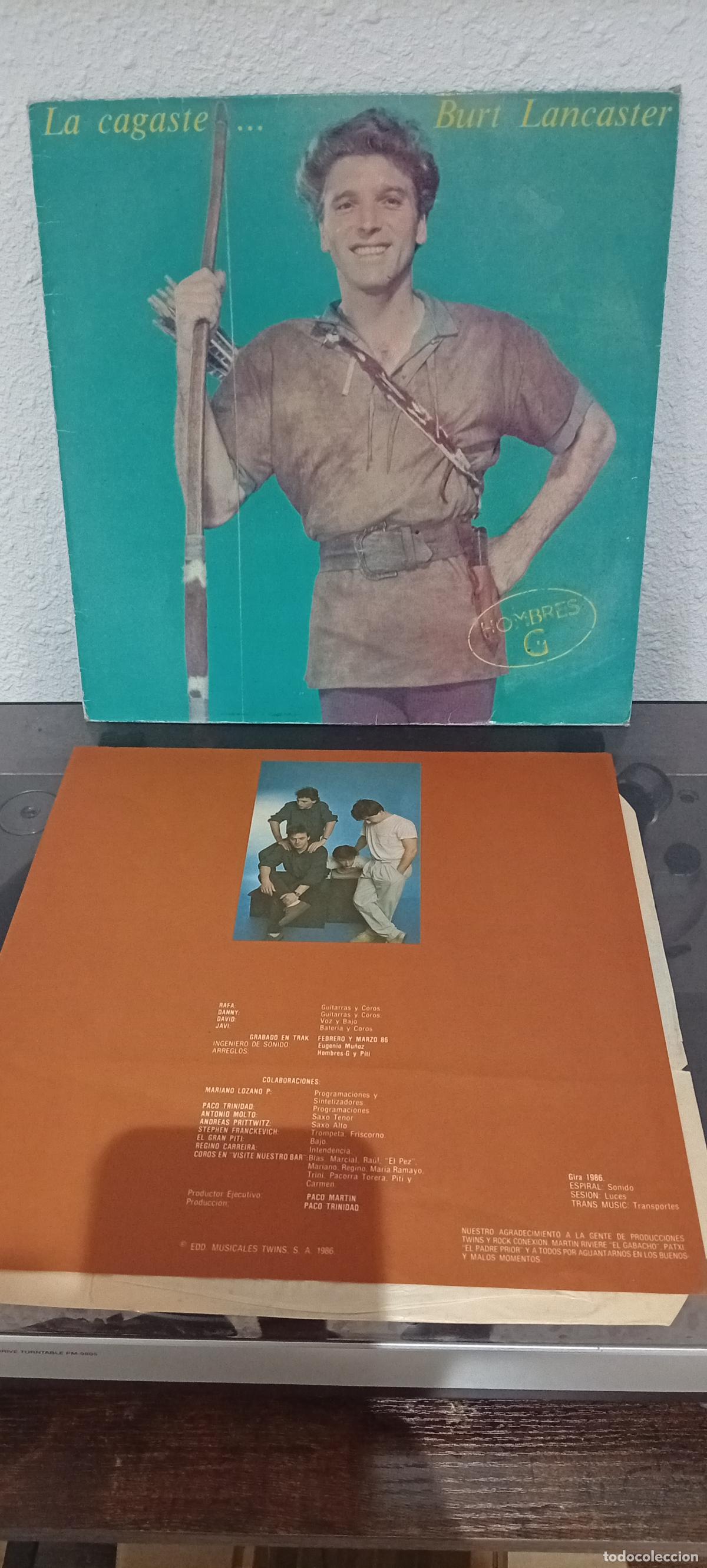 Discos de vinilo: Hombres G &ndash; La Cagaste... Burt Lancaster