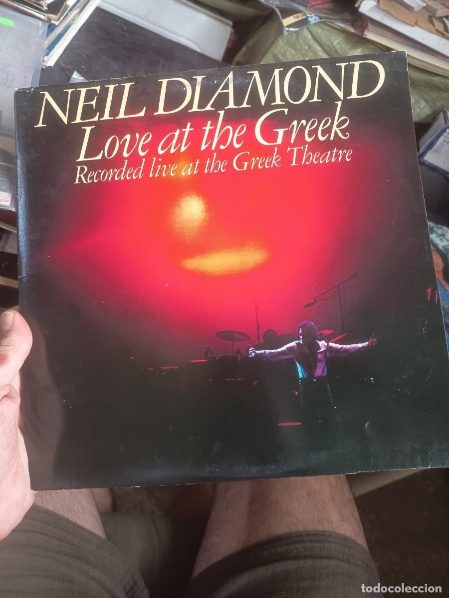 Discos de vinilo: LP DOBLE ,( NEIL DIAMOND) LOVE AT THE GREEK
